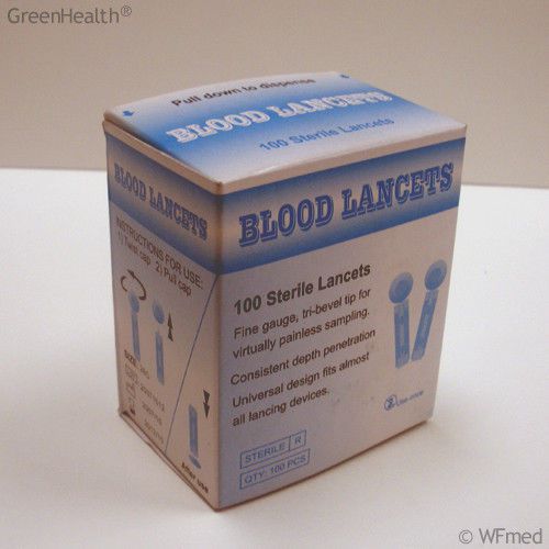 100/box Sterile Blood Lancets