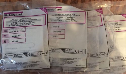 MIC-KEY* Extension Set With Secur-lok* Quantity 4 Kimberly Clark Feeding Tube