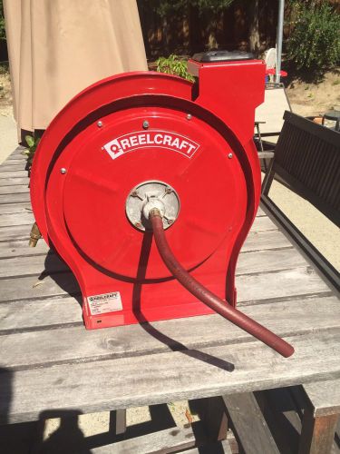 Reelcraft hose reel industrial 3/8&#034; 50&#039; length spring return 5650 olp1 -freeship for sale