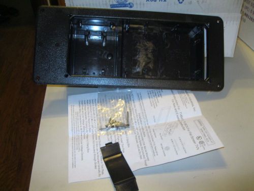 Arlington TVB613BL-1 Recessed TV Outlet Box with Paintable Trim Plate Black 4...