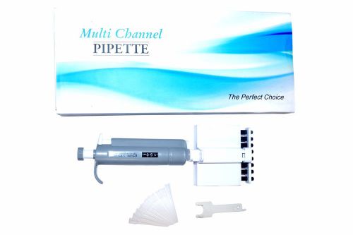 Multi 8 Channel Micropipette 5-50uL Multi-Channel Micropipette (Made In India)