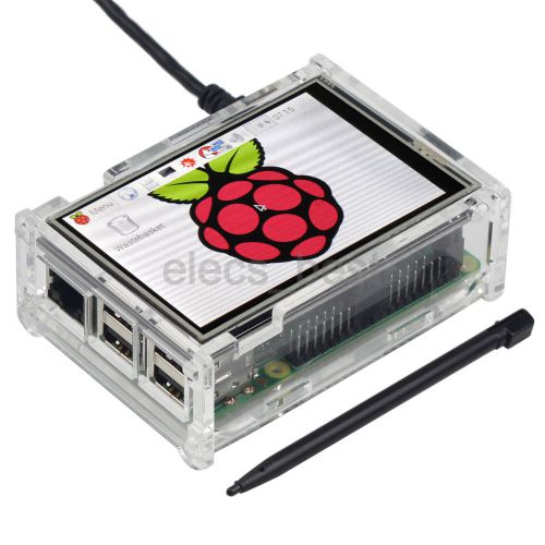 320*480  3.5&#039;&#039; Touch screen LCD Display Board with pen + case for Raspberry Pi 3