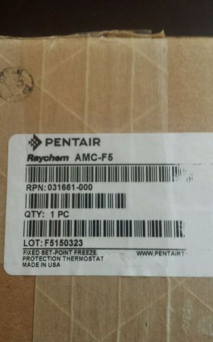 New in factory sealed box raychem  amc-f5 fixed set point thermostat new for sale