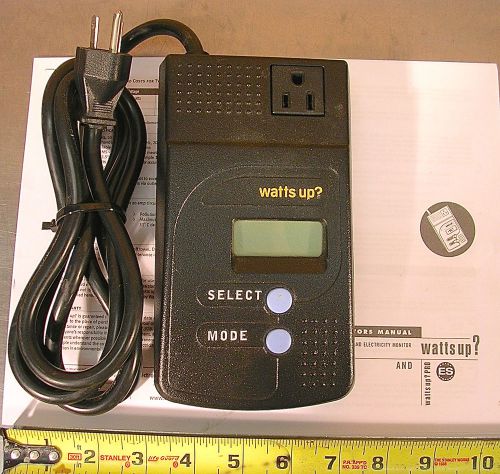 ELECTRONIC EDUCATIONAL DEVICES, MODEL &#034;WATTS UP?&#034;, 120VAC ELECTRICITY WATT METER