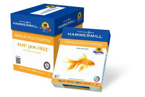 Hammermill Premium Multi-Purpose, 24 lb, 8 1/2 x 11 Inch, 97 Bright, 2500 Sheets