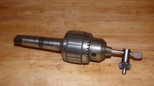 Jacobs 18n super ball bearing drill chuck 1/8 - 3/4&#034;  with no. 4 morse taper for sale