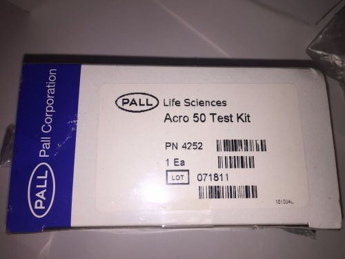 Lot of 2 Pall Acro 50 test kit (s) 4252