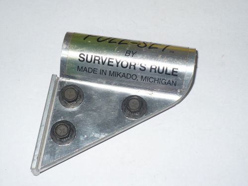 Surveyors Rule Pole-Set For Prism Poles, 1&#034; Diameter, New