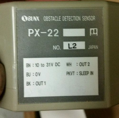 SUNX PX-22 Obstacle Detection Sensor