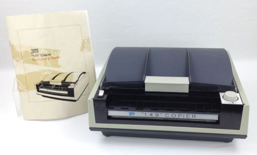 Vintage 1976 3M Brand 149 Home Copier Machine Model 149AG w/ Instructions
