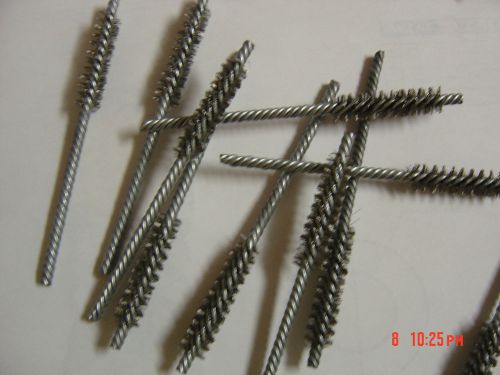 3/8&#034; X 4&#034; Stainless Steel Double Spiral Wire Brush