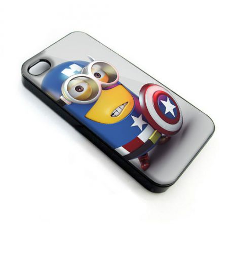 Captain America Minion Cover Smartphone iPhone 4,5,6 Samsung Galaxy