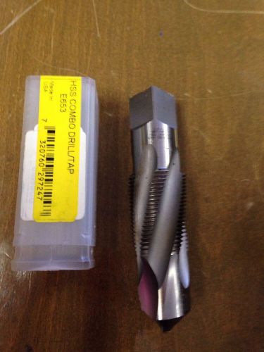 Dormer E653 High-Speed Steel Combination Drill and Pipe Tap, NPT  1&#034;-11.5 Thread