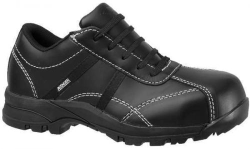 Size 7 Work Shoes, Women&#039;s, Black, Composite Toe, M, Avenger Safety Footwear