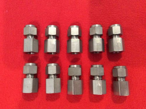 NEW 10pcs Swagelok SS-600-7-4 Female Connectors 3/8&#034; Tube x 1/4&#034;FNPT