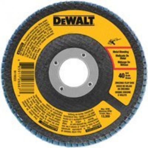 Dsk Flap 4In 80Grt 5/8In Med Dewalt Angle Grinder Flap Discs DWA8203