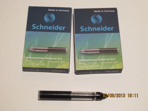 10 SCHNEIDER MODEL 852 BLACK REFILL-FIT BREEZE,BASE SENSO, ID DUO,BASE BALL