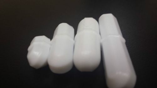 Set of 4 ptfe coated magnetic stir bars for stirring and mixing (from canada) for sale