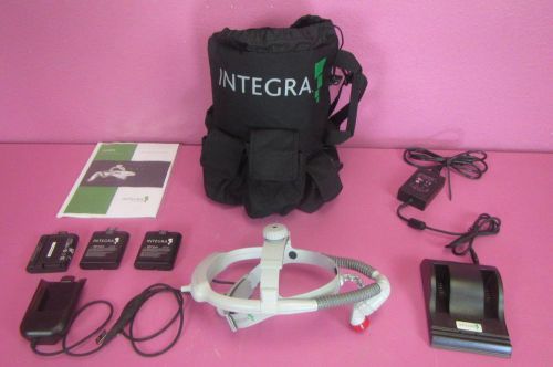 Integra LED Surgical Headlight System 90520US w/ 3 Batteries, Dual Charger &amp; Bag