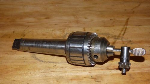 Jacobs 14N Super Ball Bearing Drill Chuck 0 - 1/2&#034;  with No. 4 Morse Taper