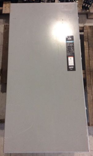 Siemens ITE Vacu Break Switch F355 400 Amp 600 Volt 3 Pole Fusible