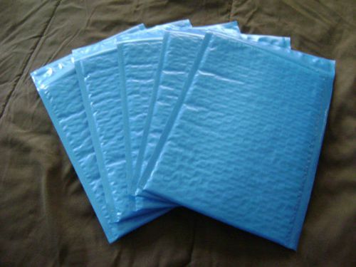 50 blue poly bubble mailers (6x9 inches) mailing, party, favor cute for sale