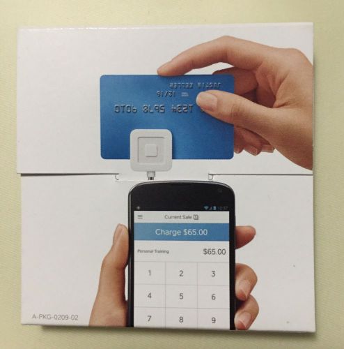 Lot of 5 Square Card Reader for Apple &amp; Android Brand New White