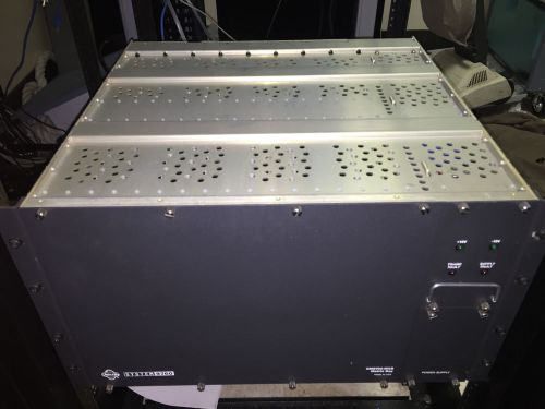 Pelco system cm 9760 cm9760-mxb matrix bay power supply chassis 3x 16ch cards nr for sale