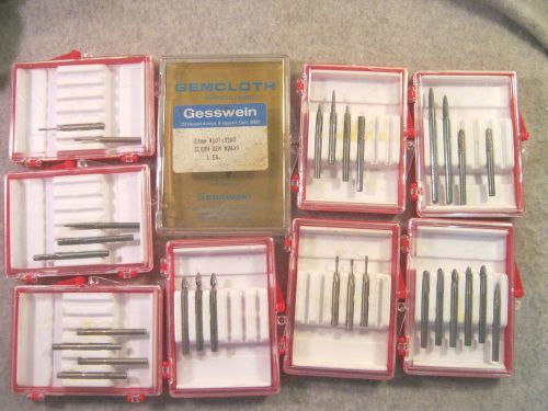 LOT OF 29pcs NIB GESSWEIN  MANDREL.Assorted size GRINDING PIN SOME DIAMOND