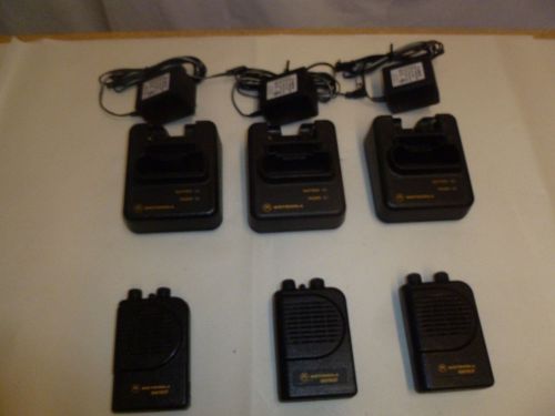 Lot of THREE Working Motorola Minitor III 45-48.9 MHz Low Band Fire EMS Pagers