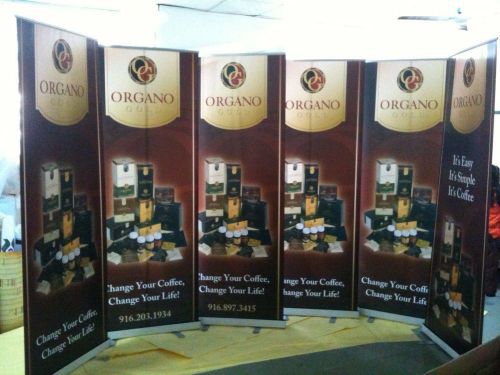 Roll Up Retractable Banner with Custome printing FREE SHIPPING