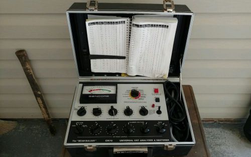 Vintage Sencore CR70 Universal CRT Analyzer and Restorer Beam Builder With Tools