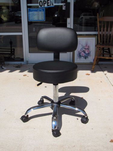 Chrome Work Stool at The Raleigh Furniture Gallery