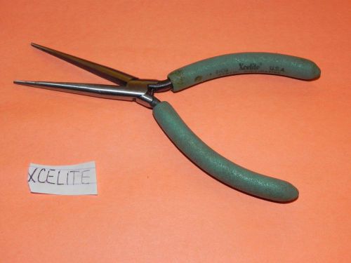 Xcelite 6 1/4&#034; thin long nose tip pliers.made in usa gunsmith jeweler tool blue for sale