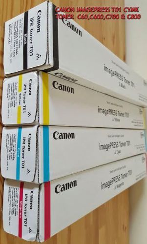 CANON IMAGEPRESS T01 CYMK TONER  FOR C60,C600,C700 &amp; C800