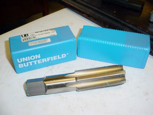 BRAND NEW UNION BUTTERFIELD 1 3/8-12 HSS GROUND PLUG TAP GH-4 FREE SHIPPING
