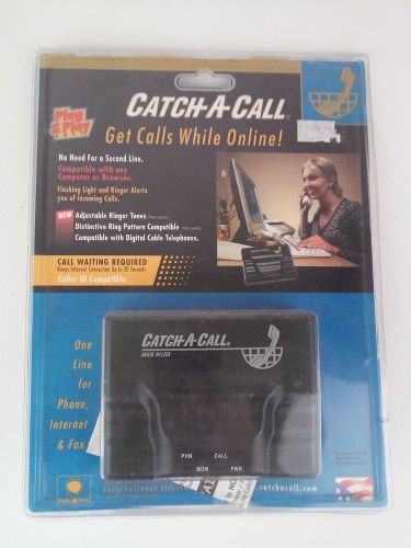 Catch-A-Call Modem Phone Line Switching Device Plug And Play