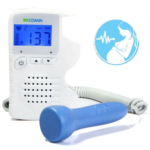 Prenatal Fetal Doppler Detector Baby Heart Rate FHR Monitor Portable Ultrasonic