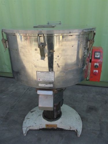 7.5 hp jian kwang machine tka150 34&#034; diameter plastic granule dryer mixer for sale