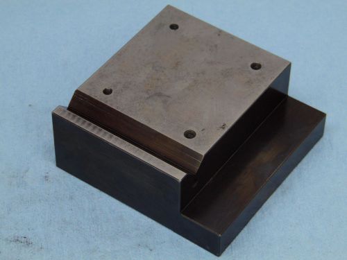 Machinist / toolmakers blackened bench block 3.75x3.75x1.5 precision ground for sale