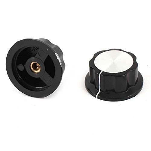 uxcell 2 Pcs 36mm Top Rotary Knobs for 6mm Diameter Shaft Potentiometer