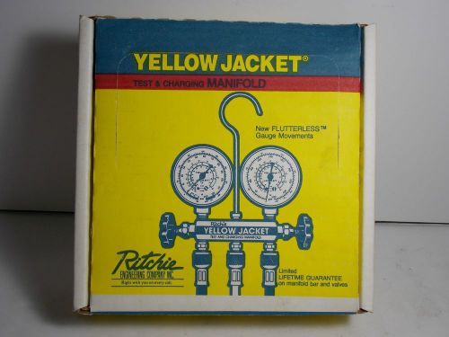 Yellow jacket a/c gauges 41213 with temp probe for sale