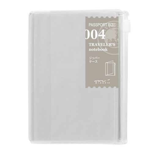 Midori Traveler&#039;s Notebook (Refill 004) Zipper Case Passport Size