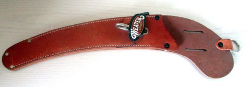 Weaver leather #14 curved saw scabbard with slots left handed new nwt for sale