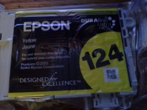 Epson DURABrite 124 Ink Cartridge, Yellow