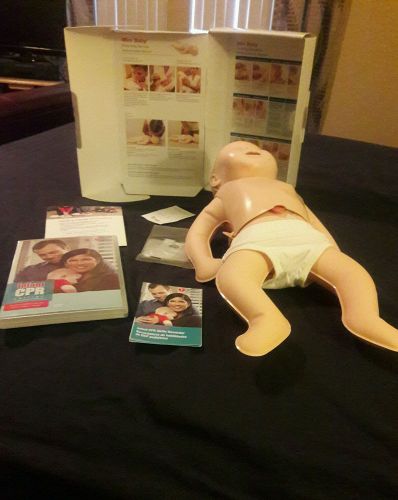 Infant CPR Anytime Lifesaving Skills Manikin Kit DVD Bilingual English &amp; Spanish
