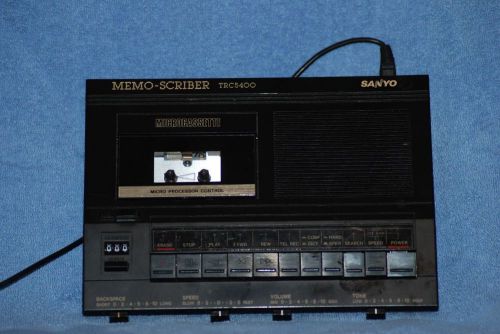 Sanyo Memo-Scriber TRC5400 Microcassette Transcriber
