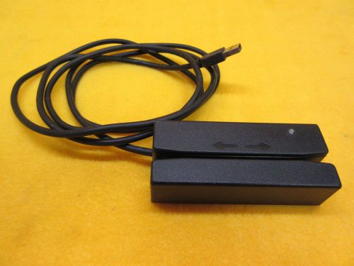 ID Innovations, Inc. VMU-B2-6 USB Black Magnetic Card Reader, 6&#039; Cord