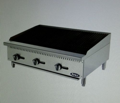Atosa atrc-36 radiant countertop gas charbroiler for sale