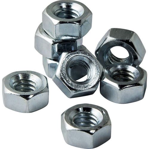 5/16-18 Zinc Coated Hex Nuts Pack of 8